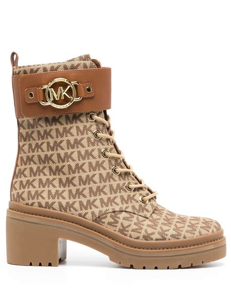 michael kors monogram boots